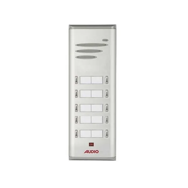 Audio E10 Basic Serisi Çift Butonlu Zil Paneli 10'lu