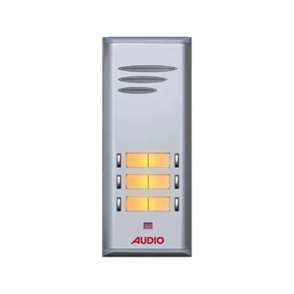 Audio 004849 Basic Serisi Çift Butonlu Zil Paneli 6lı