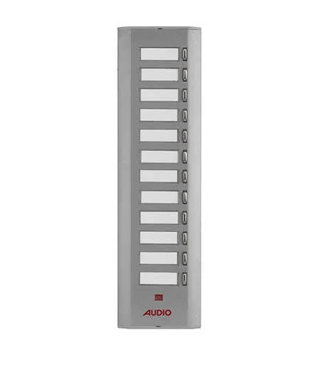 Audio Audıo Audio Konsept Serisi Yan Sıra Tek Butonlu Zil Panel 12li