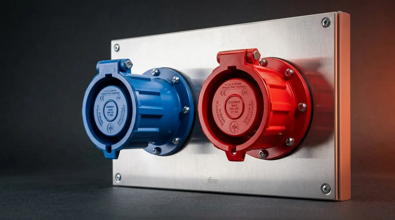 Bemis CEE norm endüstriyel fiş priz 16A 32A 63A 125A