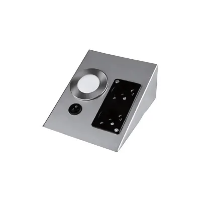 Cata CT-5109 Tezgah Altı Aydınlatma Çiftli Priz Led Beyaz Işık CT-5109B