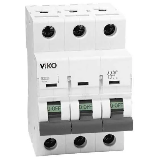 Viko - 4VTB-3C50 3x50A 4,5kA C Tipi Otomatik Sigorta
