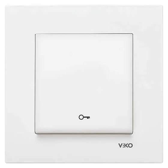 Viko Karre/Meridian Beyaz Kapı Otomatiği Mekanizma (Çerçeve Hariç)