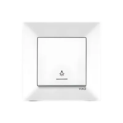Viko Karre/Meridian Beyaz Işıklı Light Mekanizma (Çerçeve Hariç)