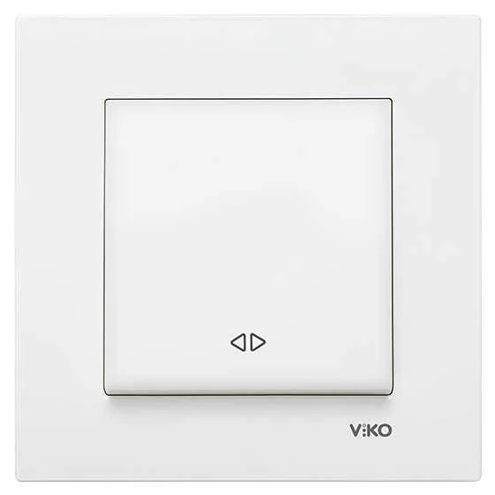 Viko Karre/Meridian Beyaz Permütatör Mekanizma (Çerçeve Hariç)
