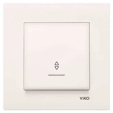 Viko Karre/Meridian Krem Işıklı Vavien Mekanizma (Çerçeve Hariç)