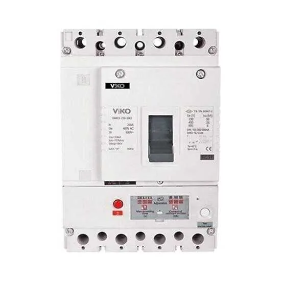 Viko - VMR2-100-SN2 4x100A 25ka Sn2 Kaçak Akımlı Sabit Kompakt Şalter